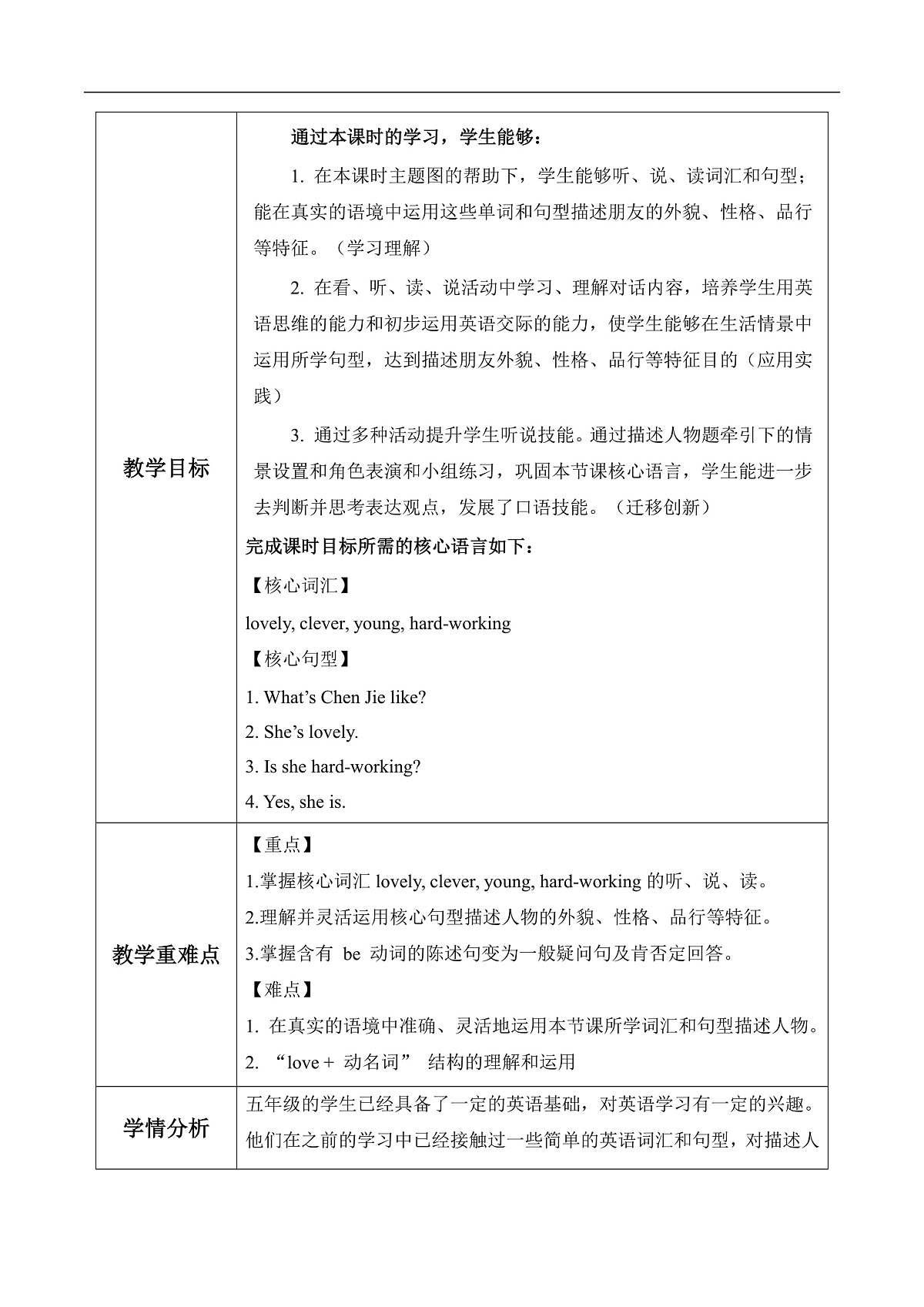 Unit 1 第2课时 Part A Let’s learn&Read, write and say(教学设计)英语人教PEP版五年级上册（新教材）第2页