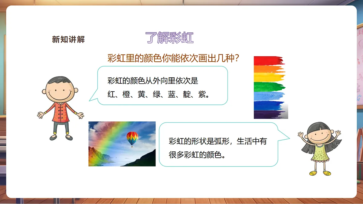 【湘版】美术 一年级上册 第三单元 4 七彩飞虹 课时课件第5页