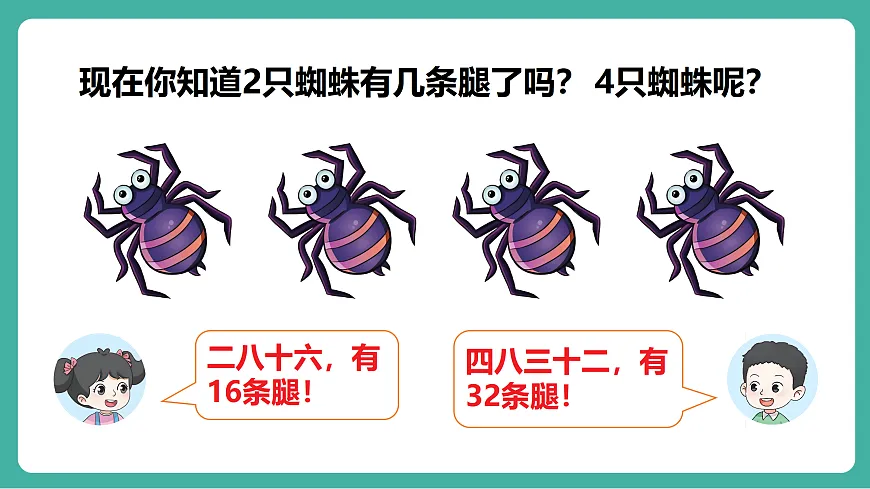 第2课时 8的乘法口诀 教学课件第7页