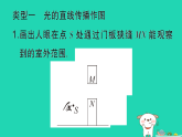 2025八年级物理上册第三章光的世界专题五光学作图作业课件新版沪科版