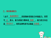 2025八年级物理上册第六章熟悉而陌生的力本章练习上课课件新版沪科版（含答案）