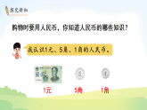 欢乐购物街第1课时  认识人民币(课件)2025-2026学年苏教版二年级数学上册