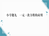 2025年北师大版（2024）初中数学七年级上册第五章小专题9  一元一次方程的应用习题课课件（含答案）