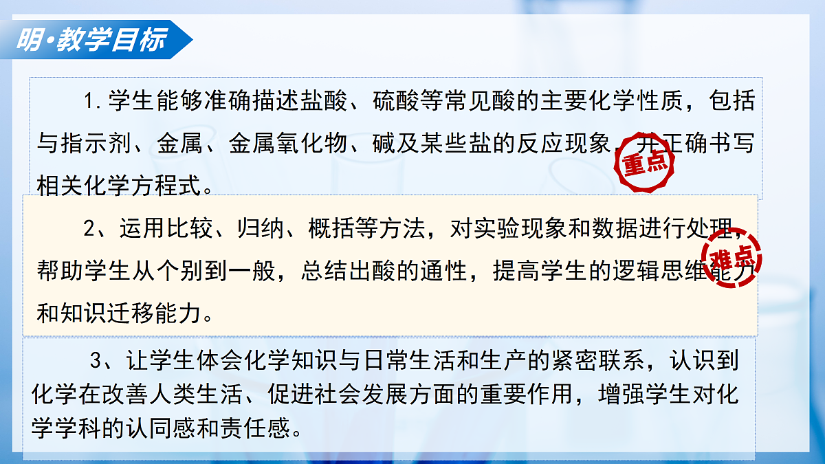 课题2 认识酸、碱、盐的性质和应用 第1课时（教学课件）化学沪科版五四学制2024九年级全一册第3页