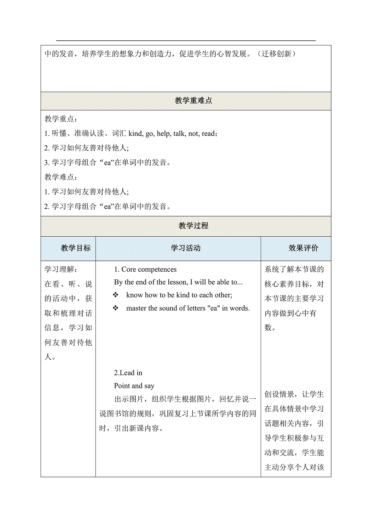 【教学评一体化】Unit 2 School rules Lesson 3 教学设计第3页