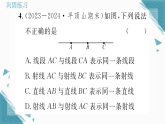 2025年华东师大版（2024）初中数学七年级上册3.5  最基本的图形——点和线1  点和线习题课课件（含答案）