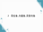 2025年华东师大版（2024）初中数学七年级上册4.1  相交线3  同位角、内错角、同旁内角习题课课件（含答案）