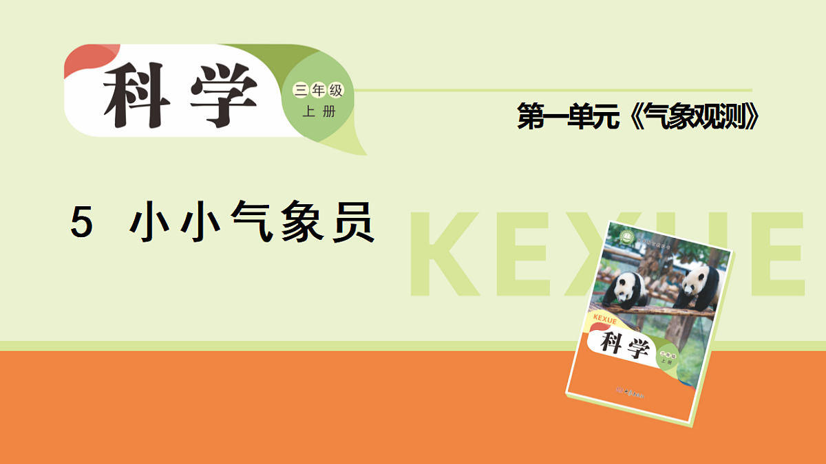 第5课《小小气象员》课件2025-2026学年大象版三年级科学上册第1页