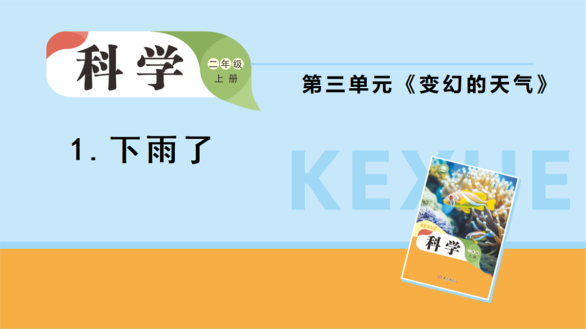 1.下雨了(课件)第1页