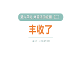小学数学新北师大版三年级上册第六单元第三课时 丰收了教学课件（2025秋）
