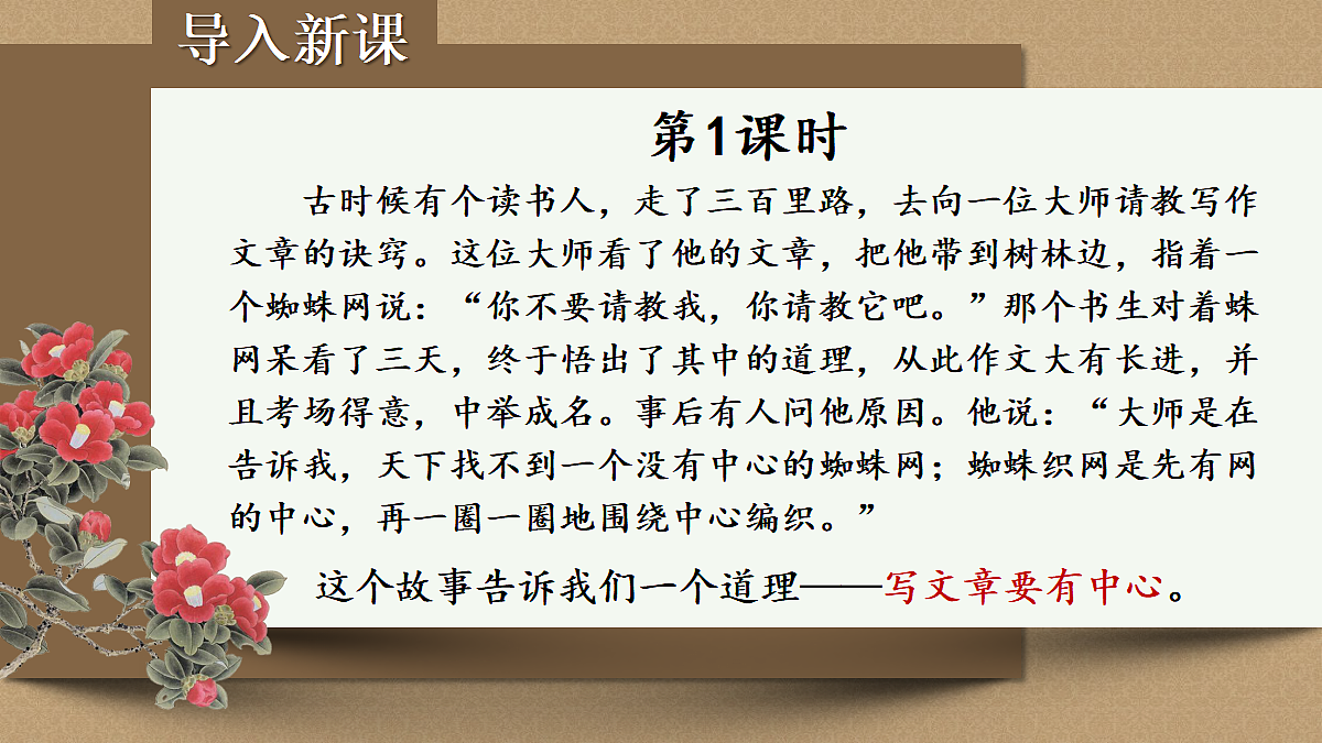 写作 如何突出中心【课件】第2页