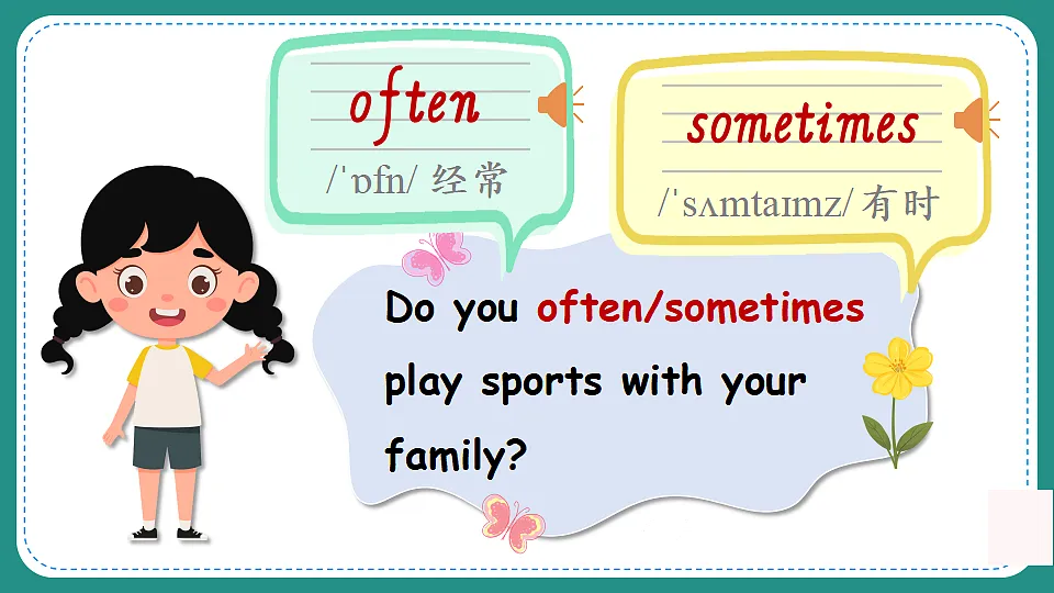 Lesson 4 I often run on the sports ground第5页