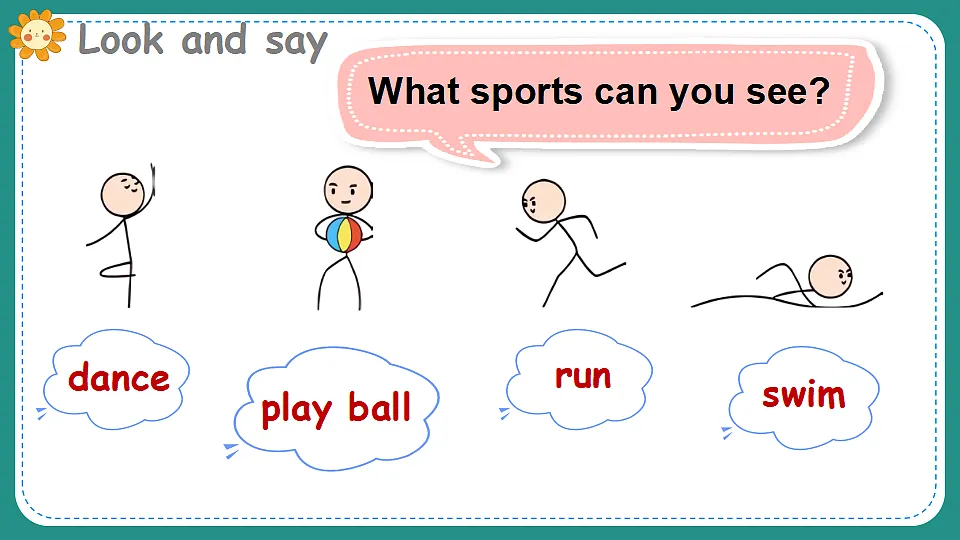 Lesson 4 I often run on the sports ground第8页