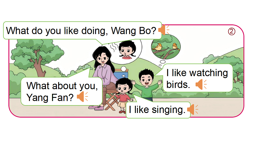 Lesson 3 What do you like doing？第7页
