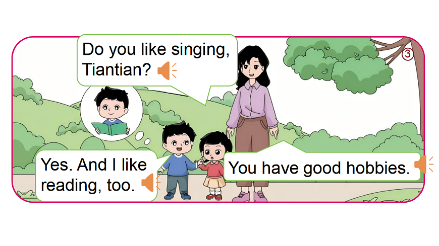 Lesson 3 What do you like doing？第8页