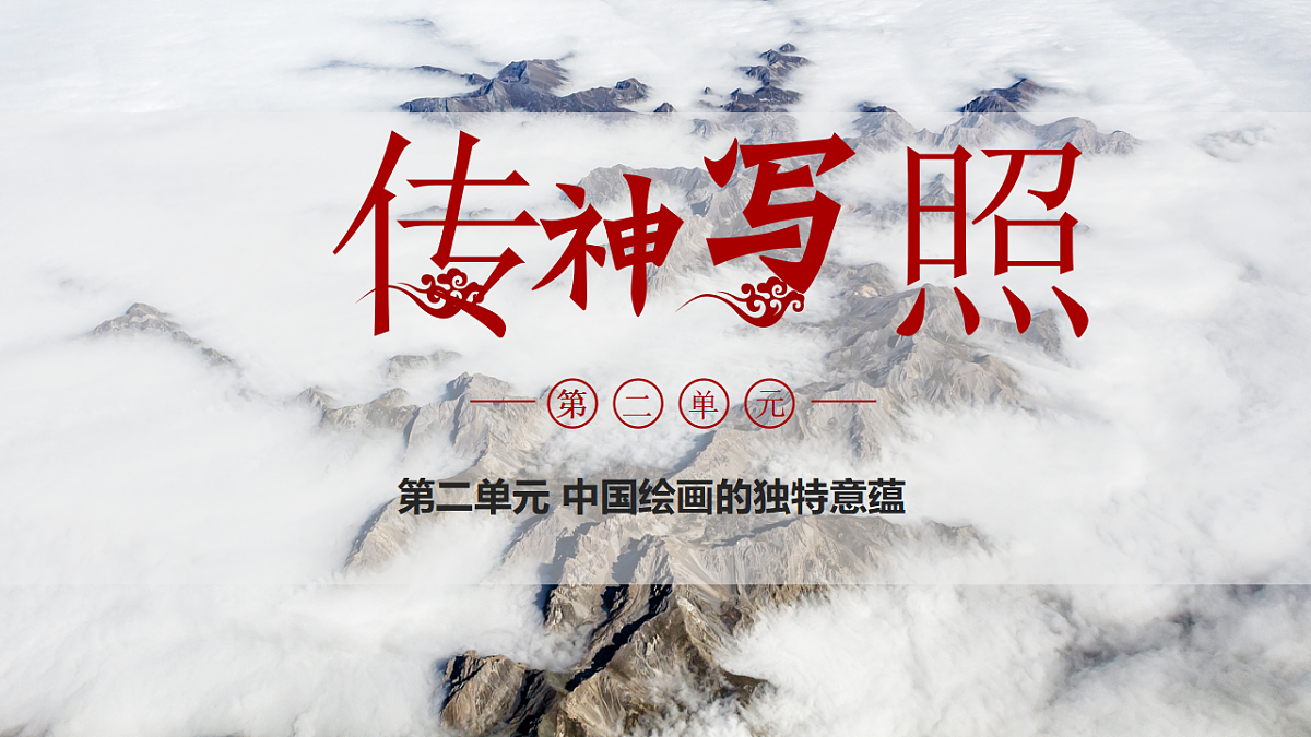 【大单元·任务式】人美版 八上 第二单元第3课《传神写照》第1课时 精品课件第1页