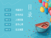 藍色簡約追尋漂流的意義讀書分享 課件