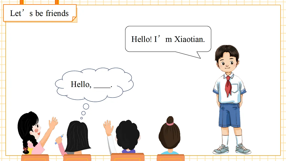 【教学课件】Unit 1 Greetings Period 1 Song time第8页