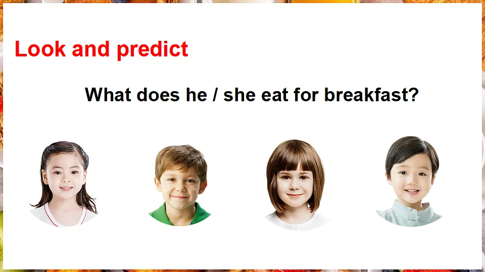 What do you eat for breakfast？第4页