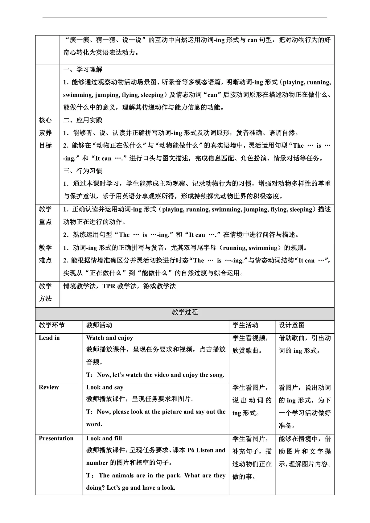 人教大同版 4A Starter Lesson 3 教案第2页