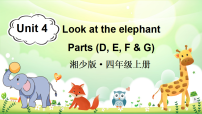英语Unit 4 Look at the elephant课堂教学ppt课件