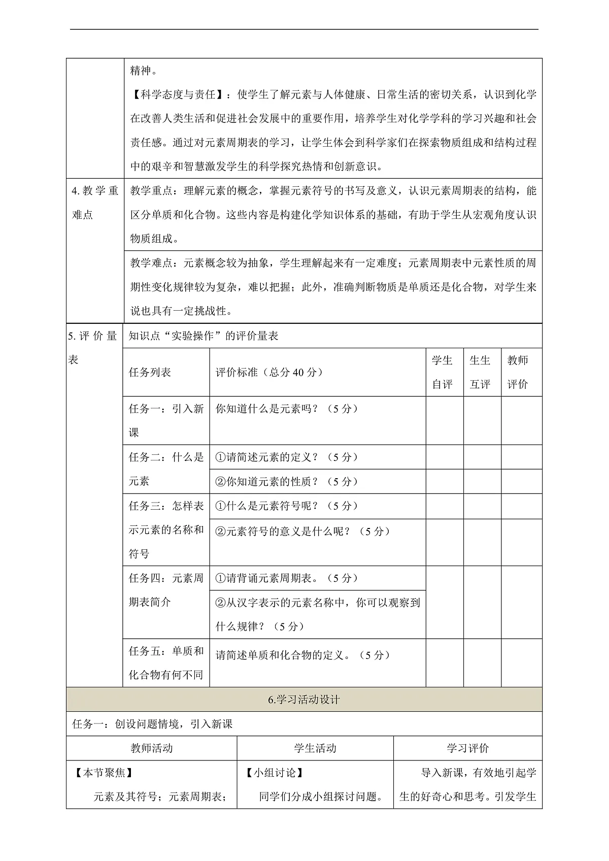 【大单元教学】2.3 辨别物质的组成 教学设计第2页