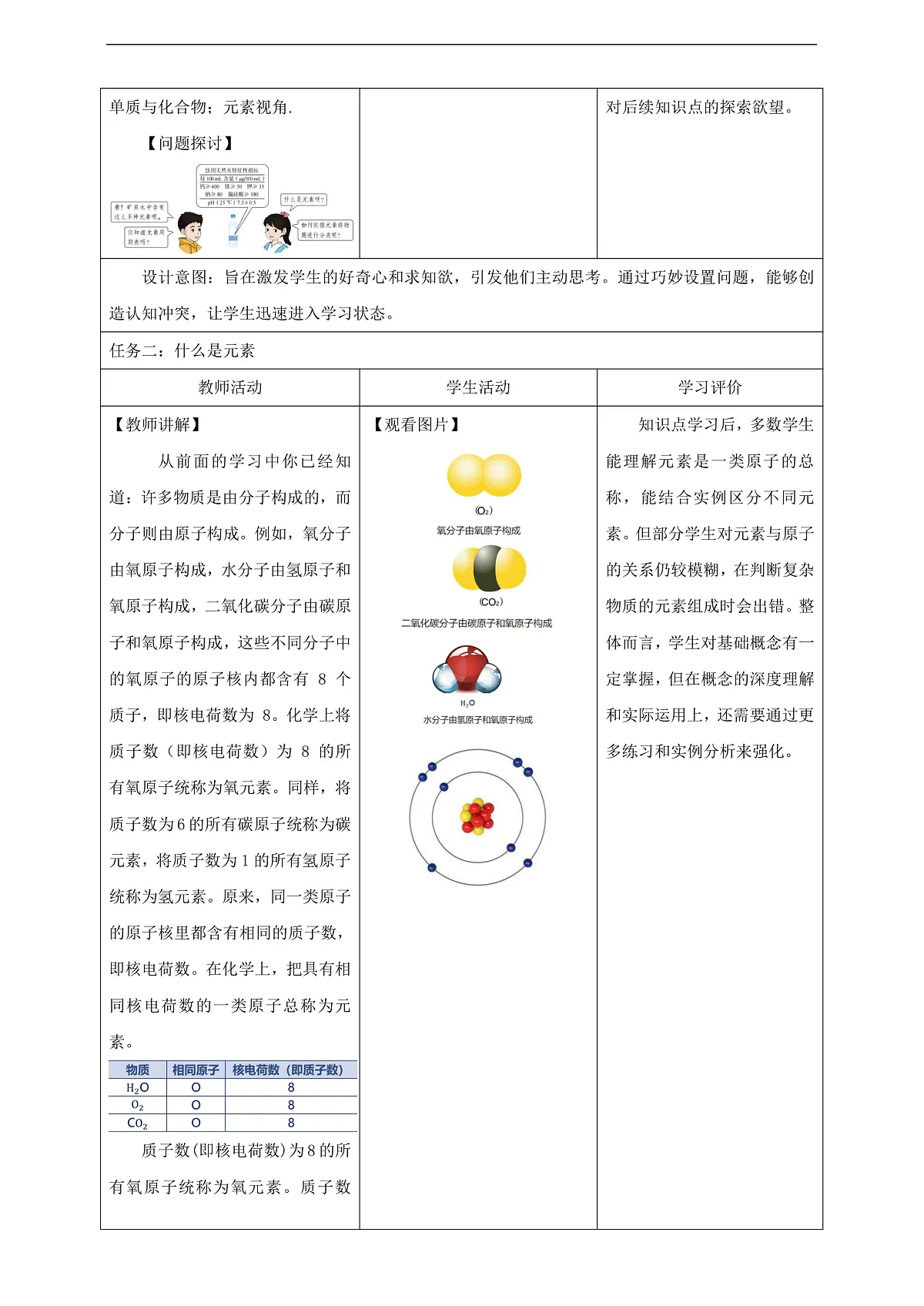 【大单元教学】2.3 辨别物质的组成 教学设计第3页