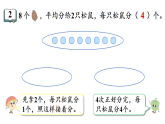 小学数学新苏教版二年级上册第二单元1.第一节  认识平均分教学课件2025秋
