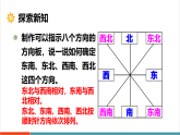 【新教材核心素养】北师大版数学三年级上册综合实践《记录我们的校园》第2课时《校园里的八个方向》教学课件