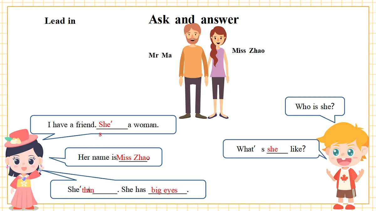 Part A Let’s learn&Read, write and say第7页