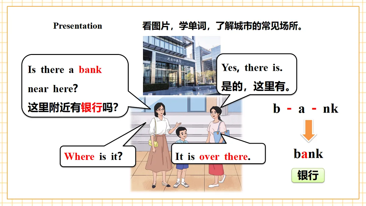 人教大同版 4A Unit 1 Places in a city Lesson 1 课件第6页
