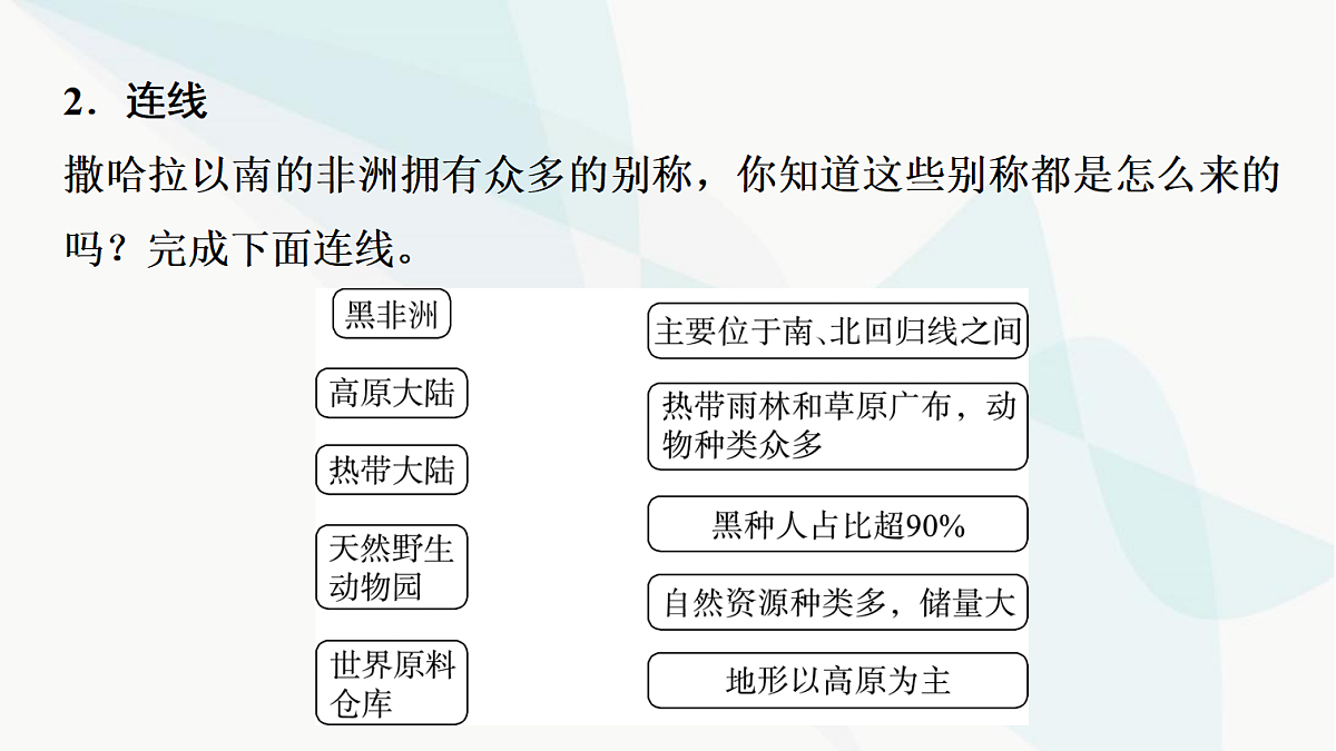 中考地理复习第七章第二讲撒哈拉以南的非洲欧洲西部极地地区课件第4页