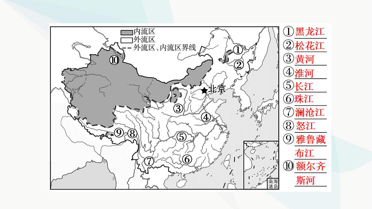 中考地理复习第十一章第二讲河流和湖泊认识我国的自然灾害课件第3页