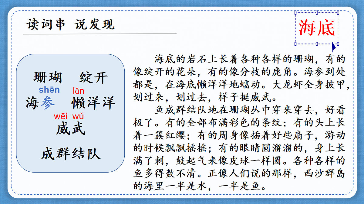 16 富饶的西沙群岛 课件第7页