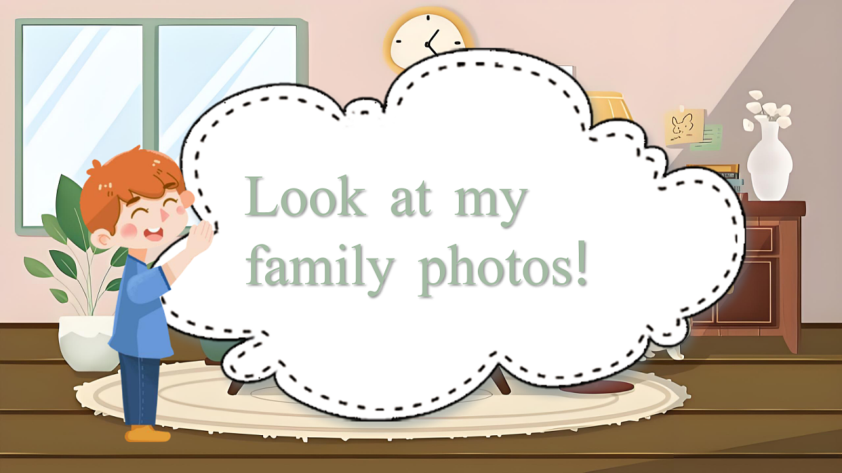 粤教沪外教版三上 Unit 2 Lesson 2 My big family 课件第4页
