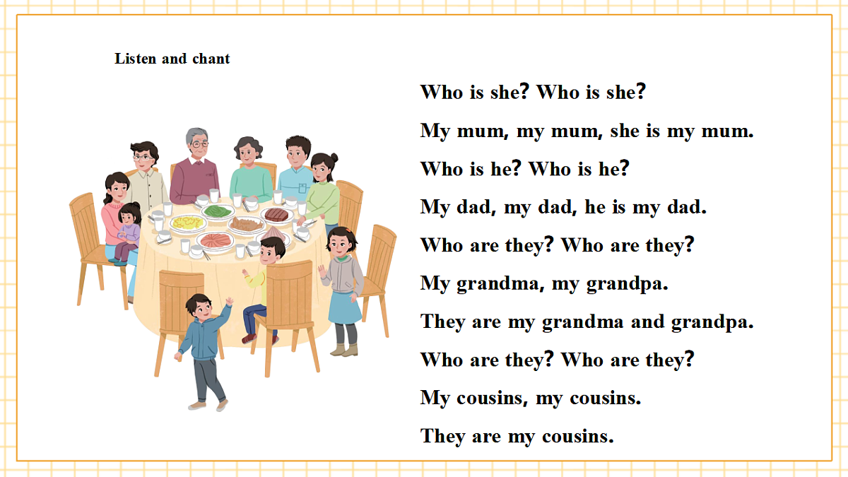 粤教沪外教版三上 Unit 2 Lesson 3 A family tree 课件第6页