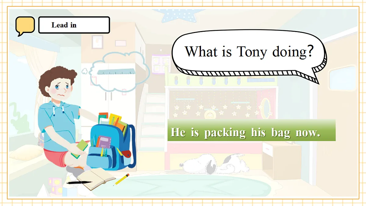 粤教沪外教版三上 Unit 4 Lesson 3 My tidy bag课件第5页