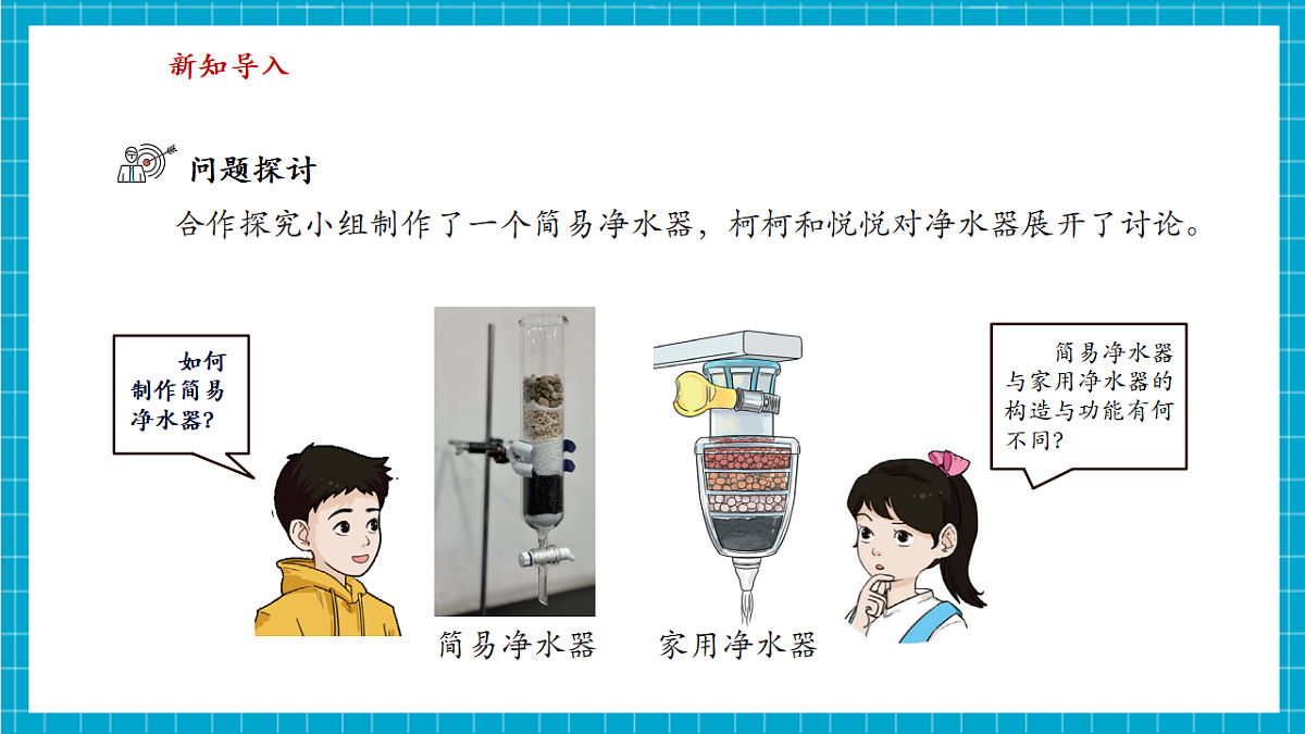 3.5 跨学科实践活动：水的净化与自制净水器 课件第4页