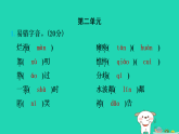 安徽省2025七年级语文上册期末专题训练三语段基础综合含单元字词梳理作业课件新人教版（含答案）
