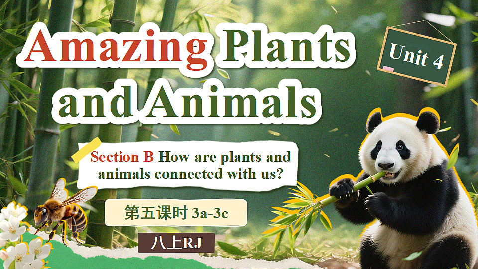 Unit 4 Amazing Plants and Animals（第5课时）Section B 3a-3c第1页