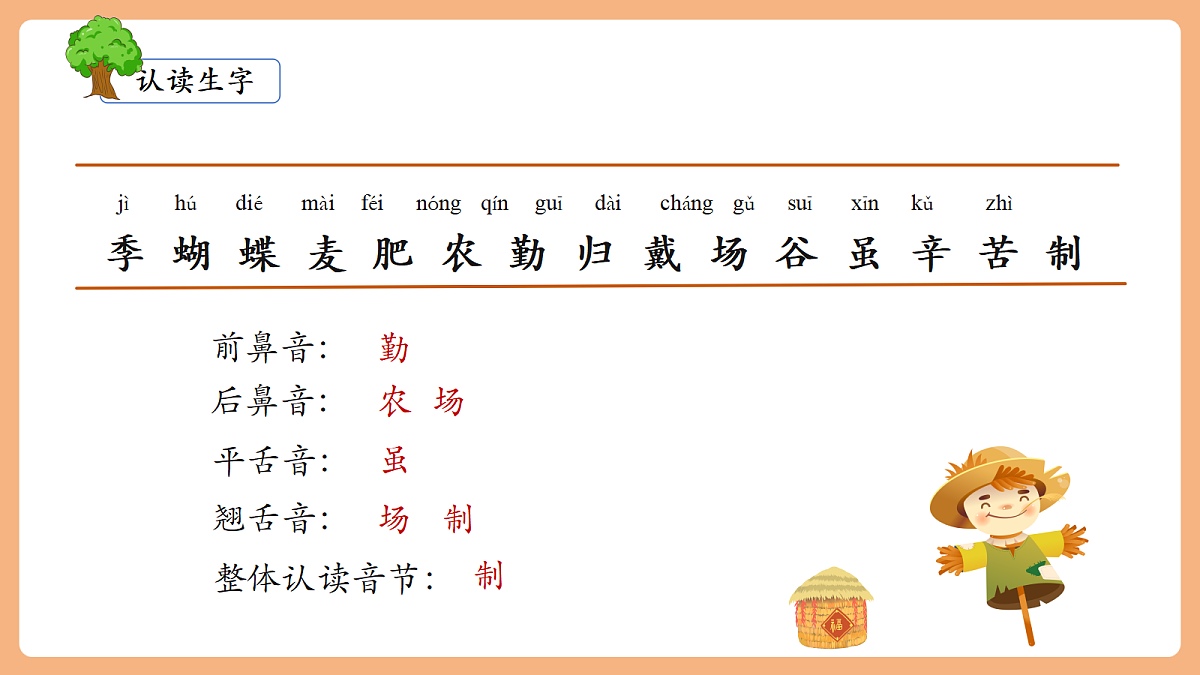 识字4 田家四季歌（教学课件）第8页