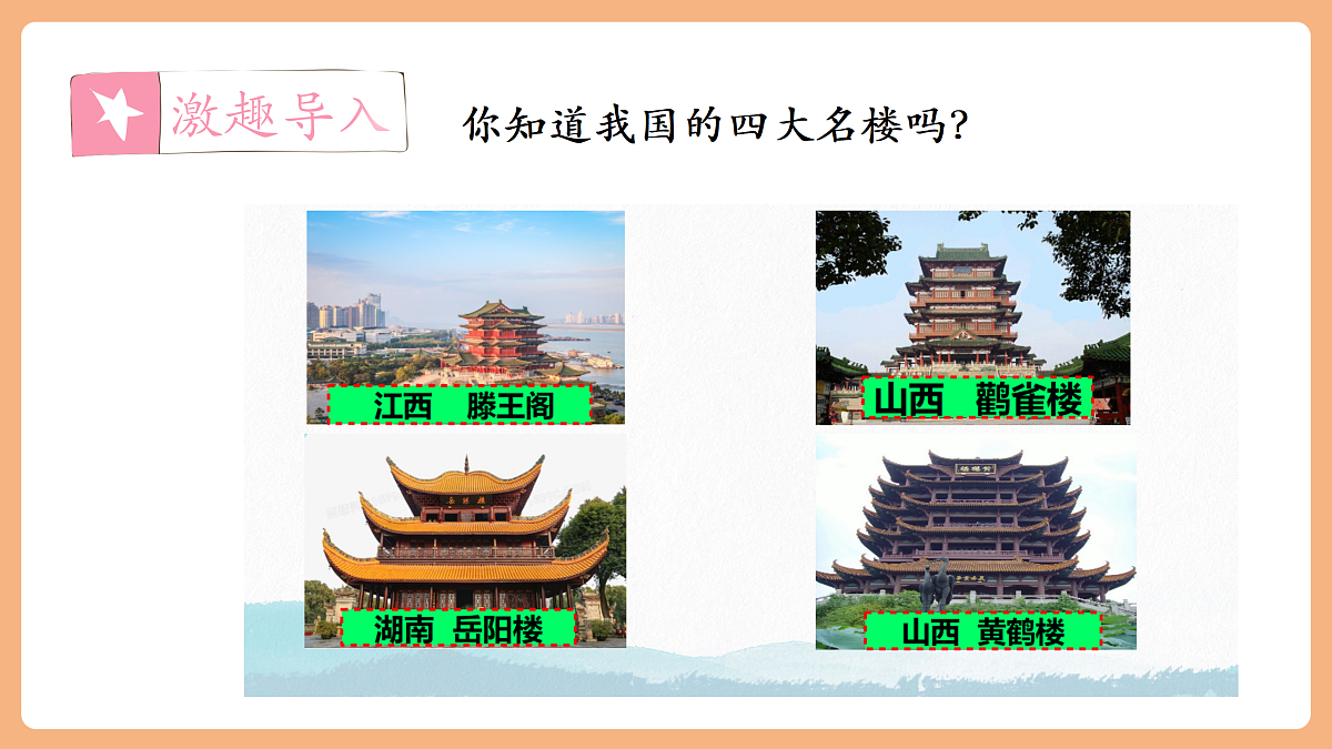 7 古诗二首 登鹳雀楼（教学课件）第4页