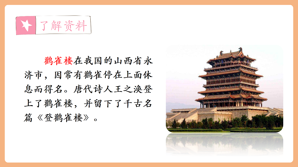 7 古诗二首 登鹳雀楼（教学课件）第5页