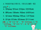 辽宁省2025七年级语文上册期末专题训练一字音字形课件新人教版（含答案）