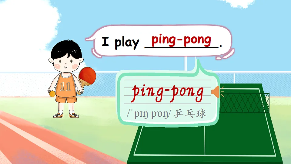第1课时 I like sports第8页