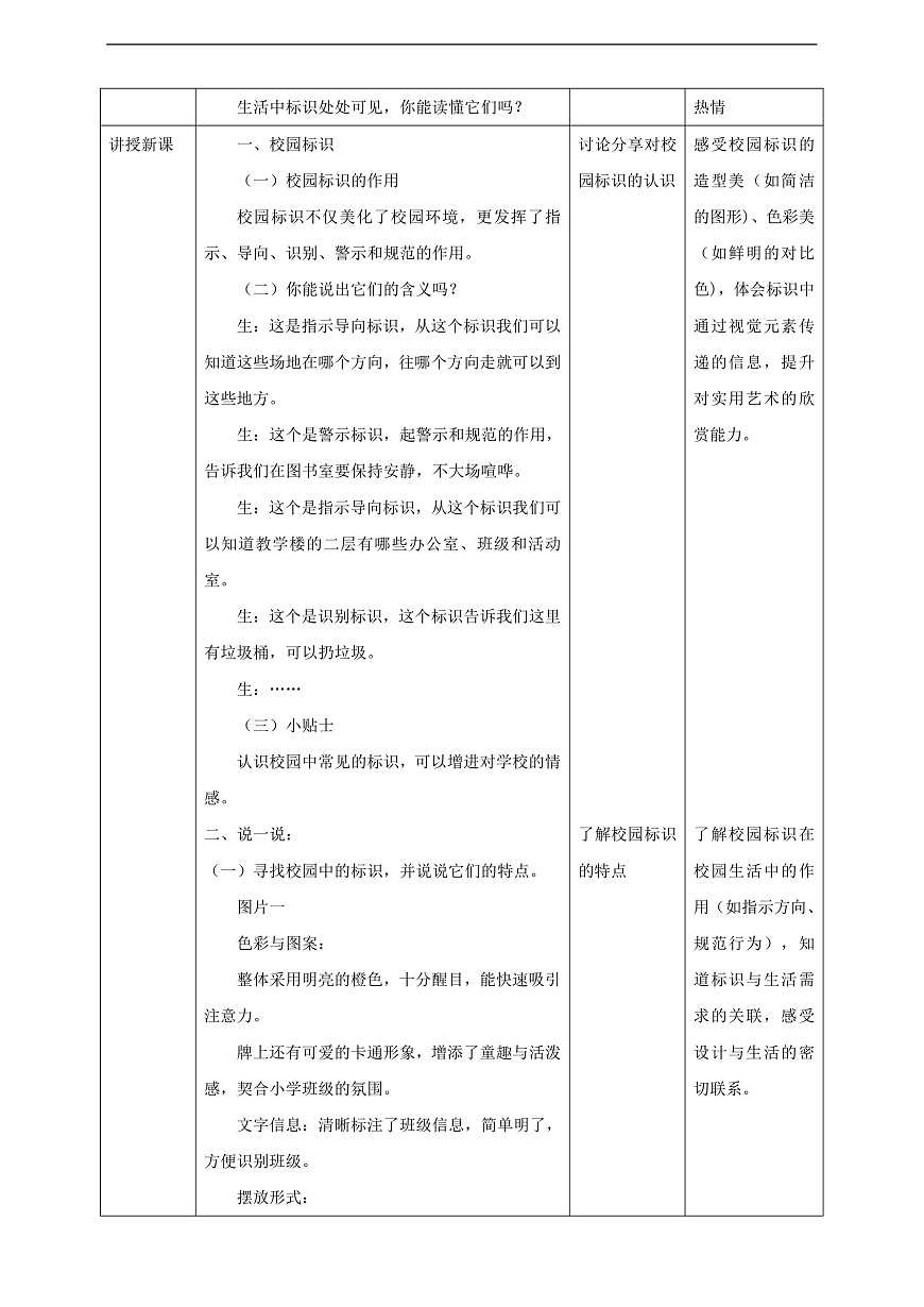 【浙教版】美术  二年级上册    第一单元  1 校园标识  教学设计第2页