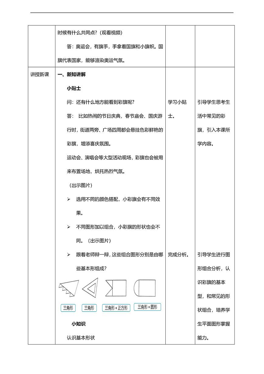 第2课《彩旗飘飘》核心素养教学设计第2页