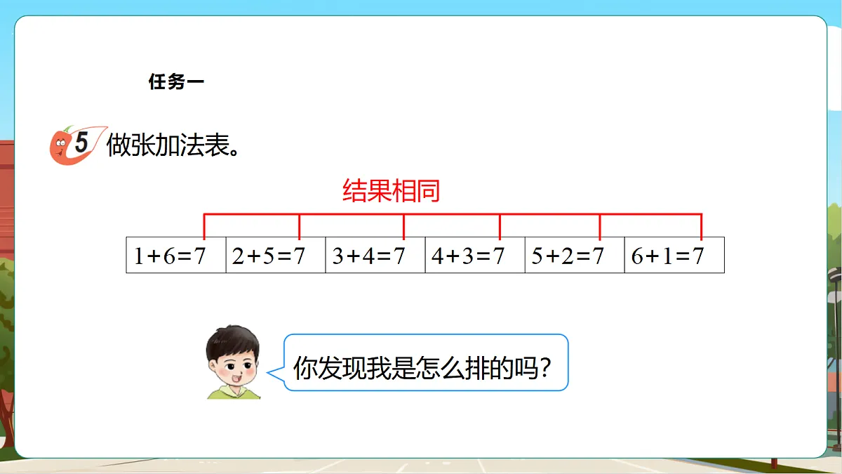 西师大版一上2.4《做个加法表》（课件）第8页