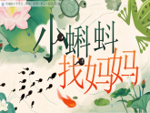 部编版2025二年级上册语文小蝌蚪找妈妈 课件