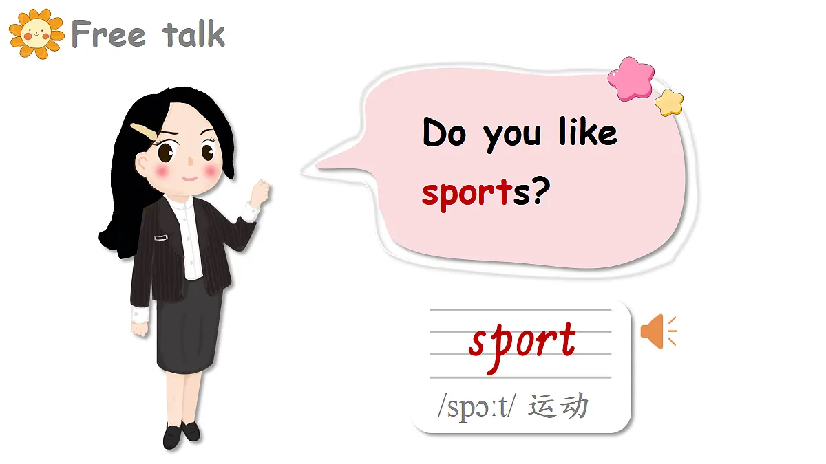 第1课时 I like sports第3页